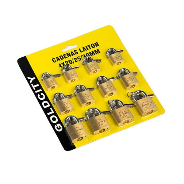 gold city brass padlock skin card packing.jpg